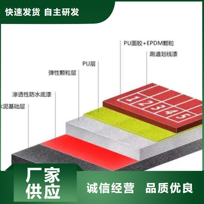 塑胶篮球场品质保证施工团队