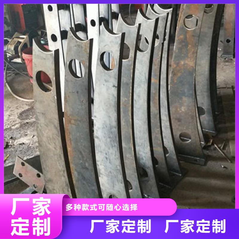 桥梁防撞护栏304不锈钢复合管原厂制造