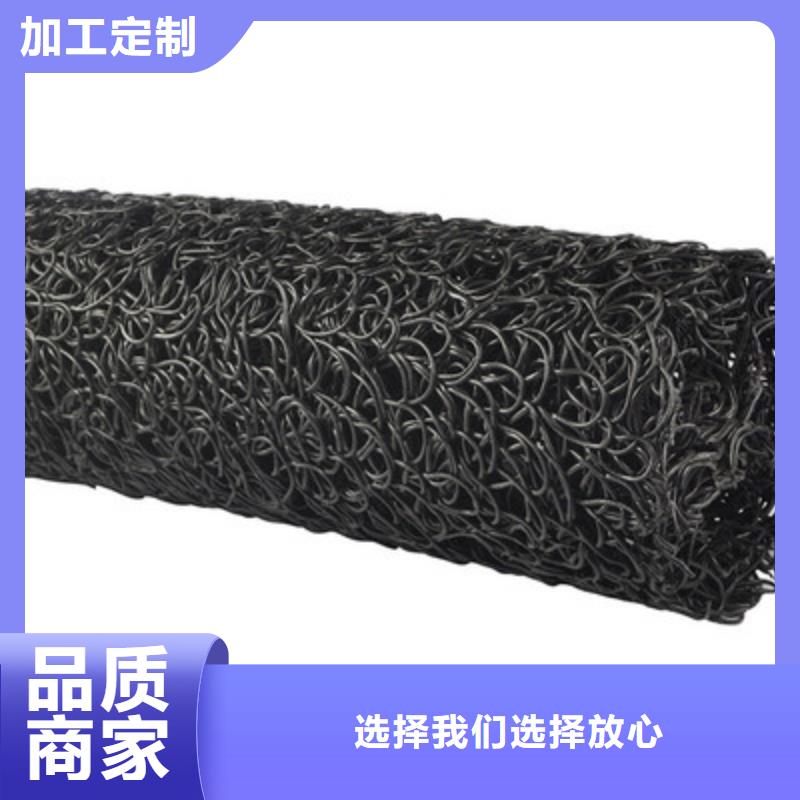塑料盲沟钢塑土工格栅用心制作