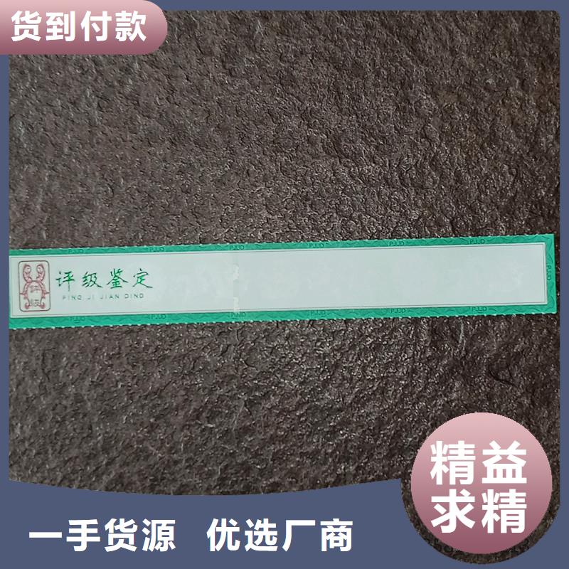 评级币标签防伪纸细节展示
