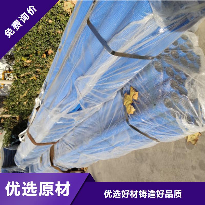 人工湖不锈钢防撞隔离仿木护栏施工