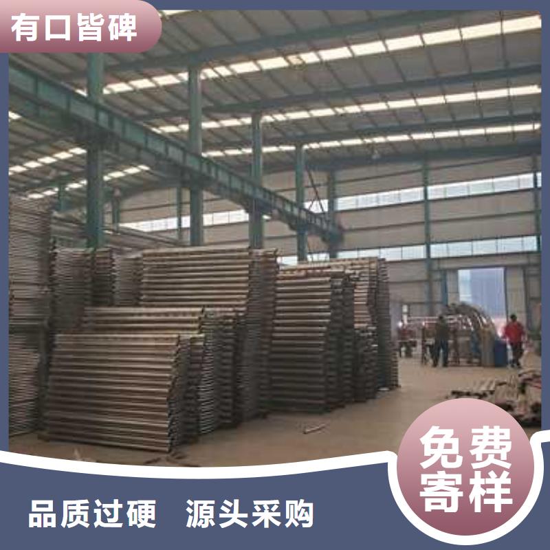防撞不锈钢复合管护栏来厂实地考察