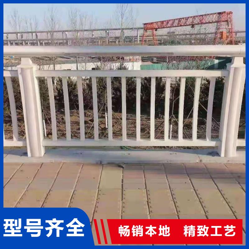 【桥梁护栏牛角立柱护栏库存量大】