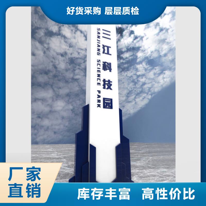 商场导视牌来厂考察