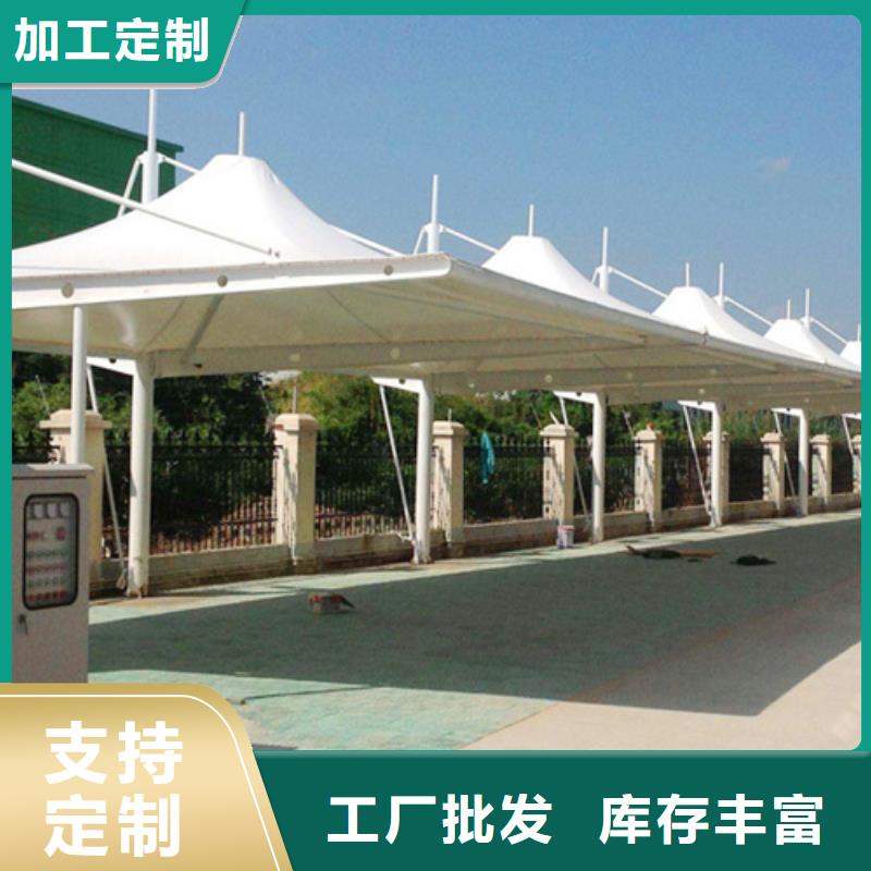 自行车停车棚方形灯杆灯箱发货迅速