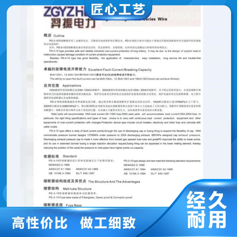 熔断器高压隔离开关匠心制造