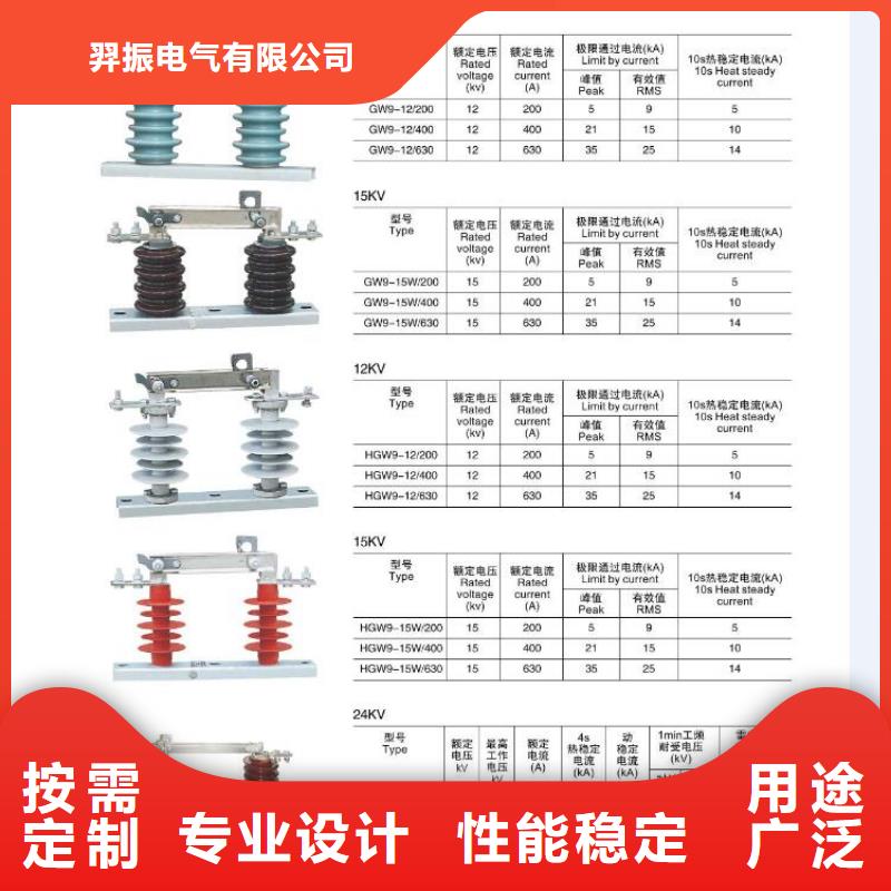 高压隔离开关,避雷器来图定制