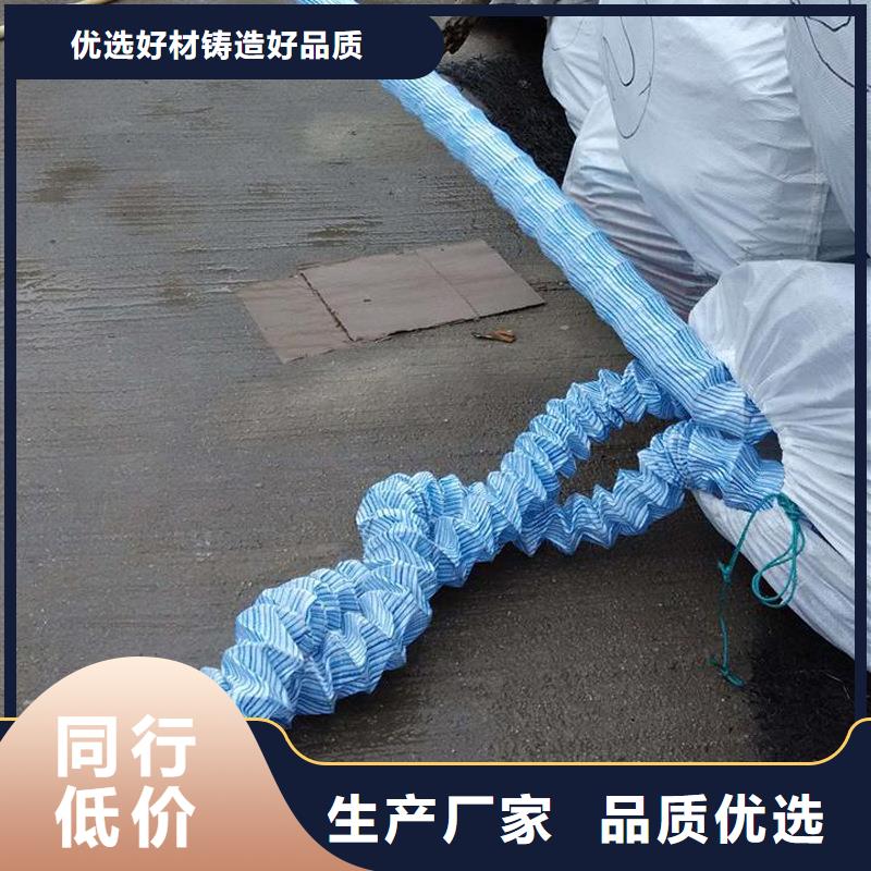 软式透水管【双壁打孔波纹管】实拍展现