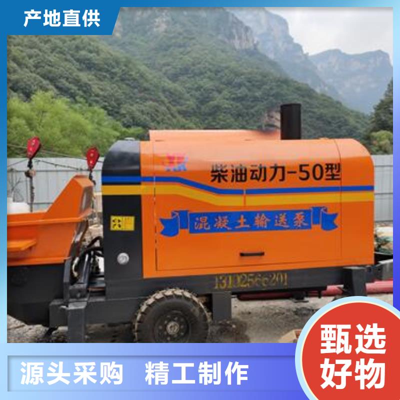 小型混凝土泵二次构造柱泵质量层层把关