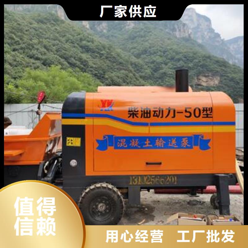 小型混凝土泵二次构造柱泵质量层层把关