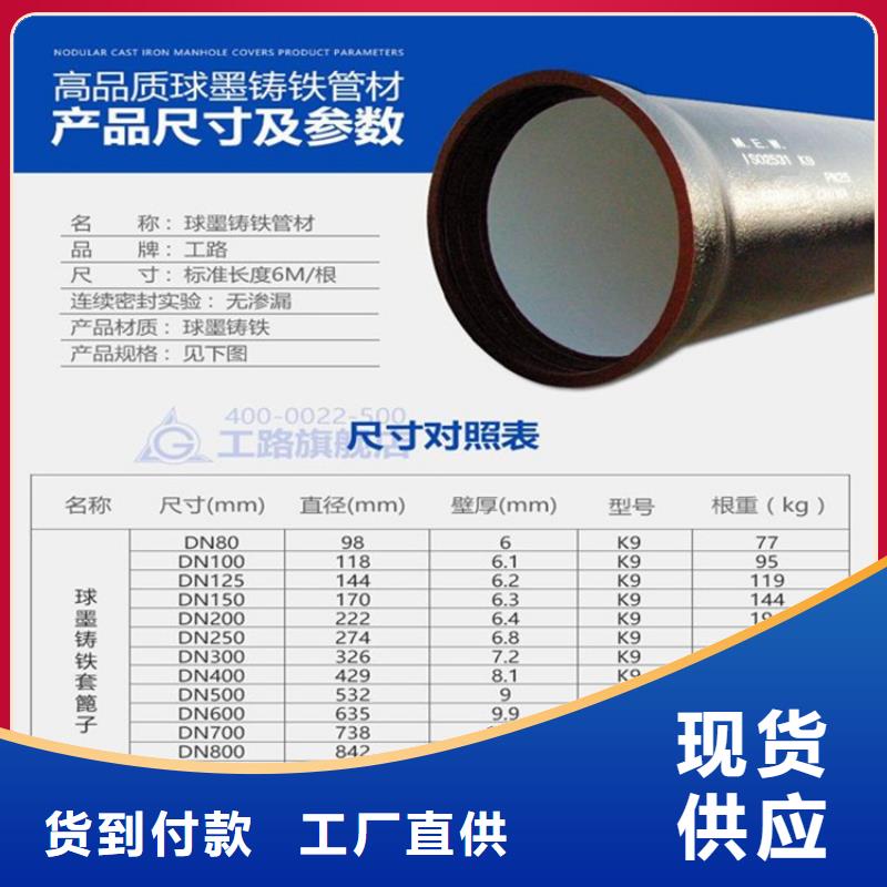 球墨铸铁管重型1000防沉降井盖货源充足