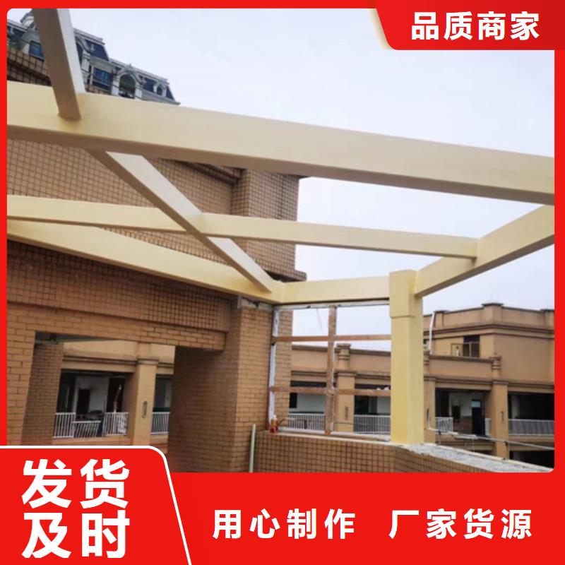 复古木纹漆源头批发#铁艺花架#仿古建筑#凉亭廊架