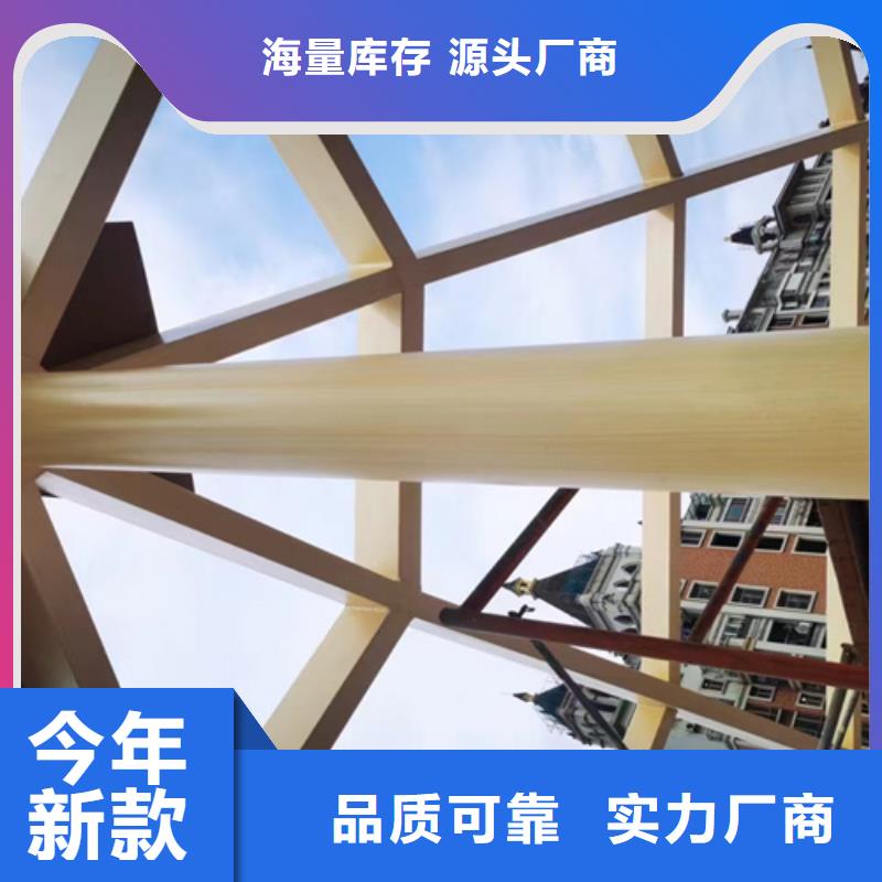仿古木纹漆包工包料#方钢圆管#长廊护栏#园林建筑