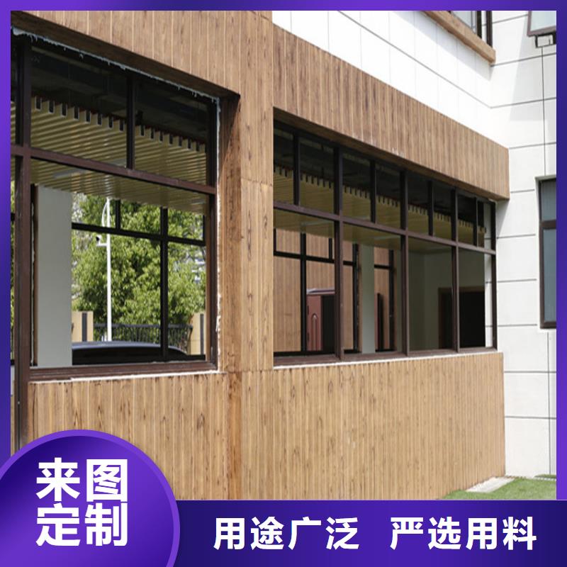 源头批发长廊花架木纹漆