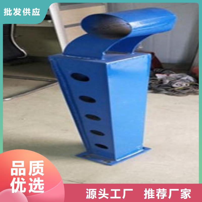 【Q235材质钢板立柱切割-桥梁护栏生产厂家检验发货】