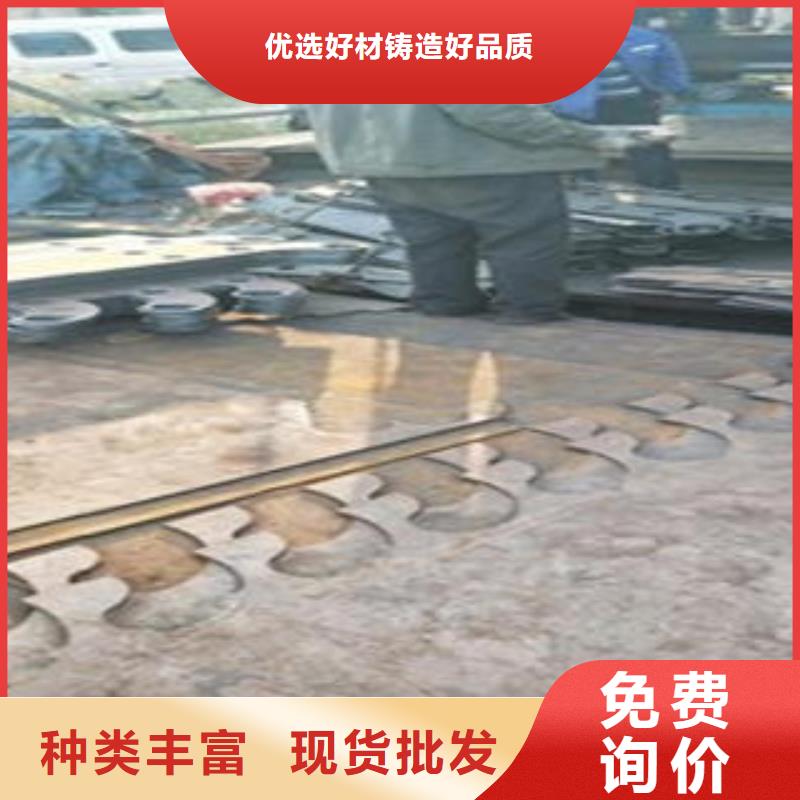 【Q235材质钢板立柱切割-桥梁护栏生产厂家检验发货】