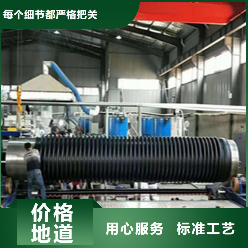 克拉管钢带增强螺旋波纹管源厂定制
