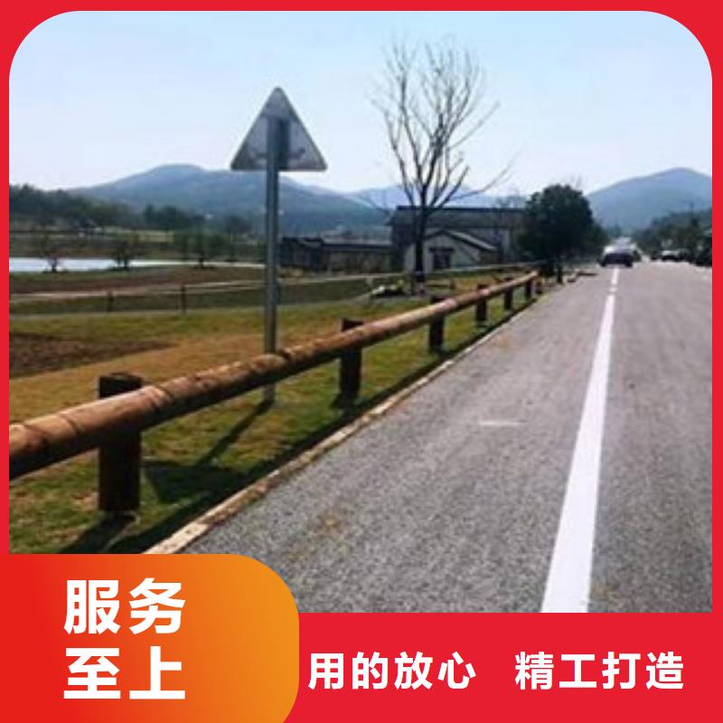 【钢背木护栏】桥梁护栏精工打造