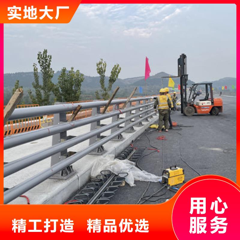 河道防撞栏杆准时交付