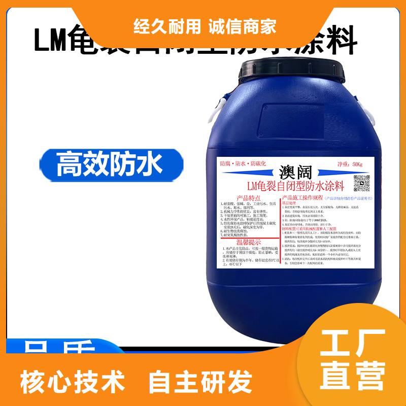 澳阔防腐PEO聚合物水泥防水涂料厂家经验丰富专注品质LM龟裂自闭涂料
